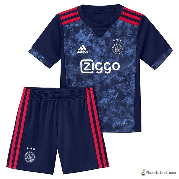 Camiseta Ajax Replica Segunda Ropa Niños 2017/18 Azul